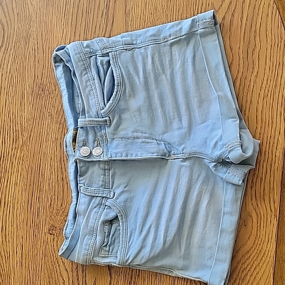 STUNNING WAX JEANS BUTT I LOVE YOU JEAN SHORTS Small - Picture 1 of 4